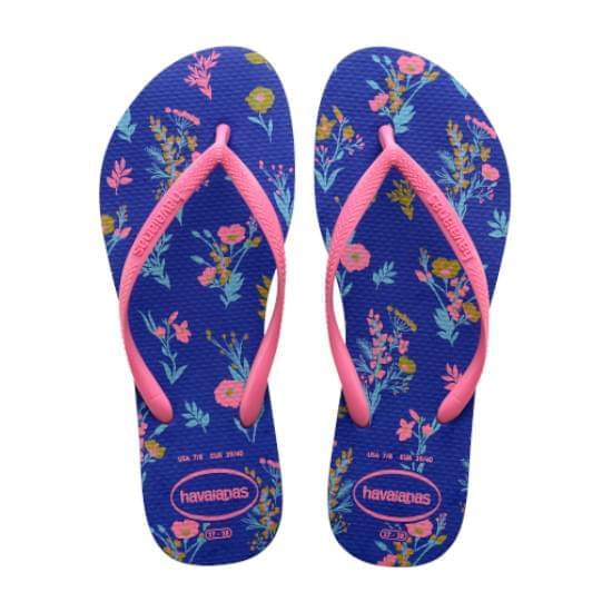 Imagem de Sandália havaianas feminina slim romance azul naval 37/38