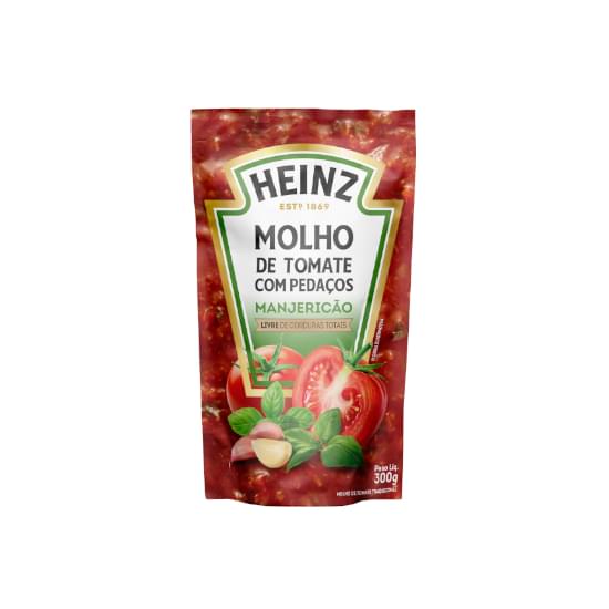 Imagem de Molho de tomate com manjericão heinz sachê 300g