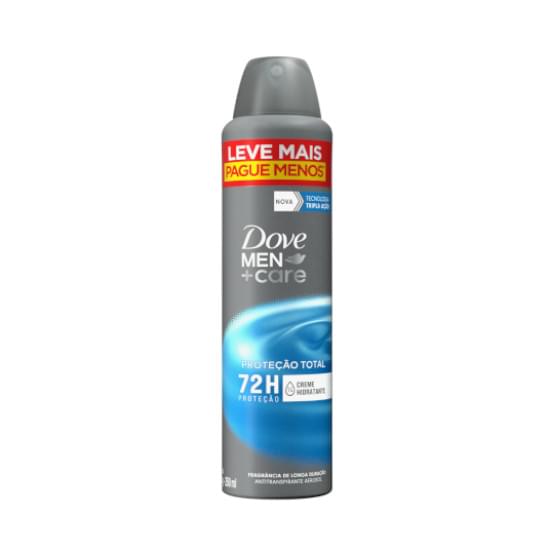 Imagem de Desodorante aerosol masculino dove men+care proteção total leve mais pague menos 148g