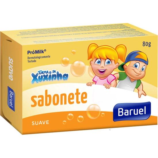 Imagem de Sabonete em barra infantil baruel turma da xuxinha tradicional 80g