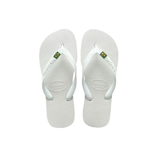 Imagem de Sandália havaianas unissex rasil light branco 33/34