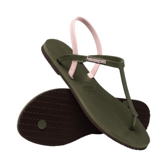 Imagem de Sandalias havaianas feminina you paraty musgo 35