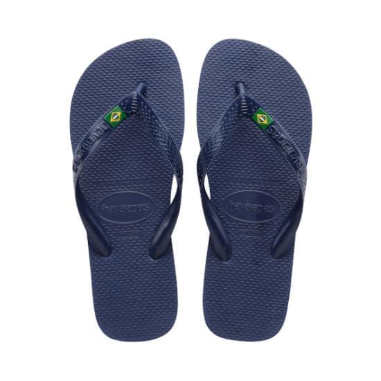 Imagem de Sandália havaianas unissex rasil light marinho 33/34