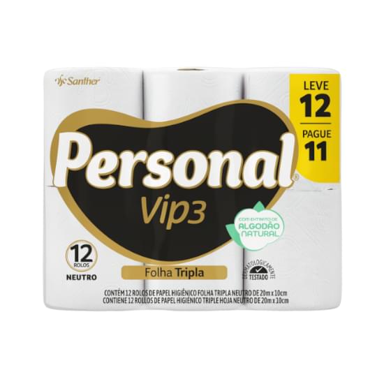 Imagem de Pap hig person.vip neu fl t fd 20mt 12un