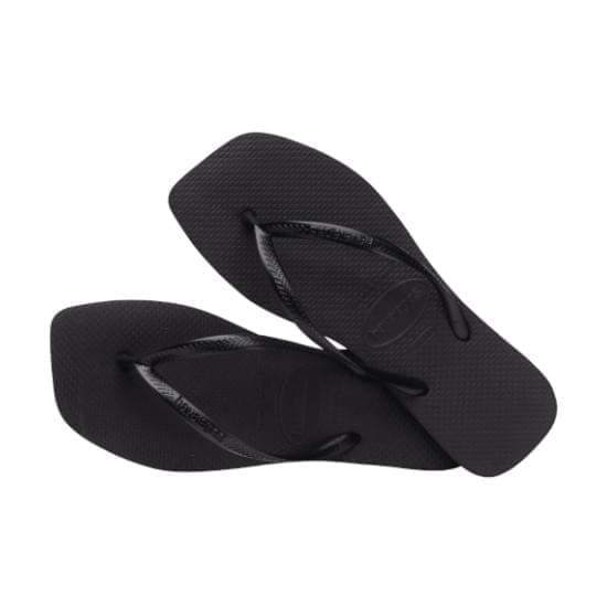 Imagem de Sandália havaianas feminina slim square preto 35/36