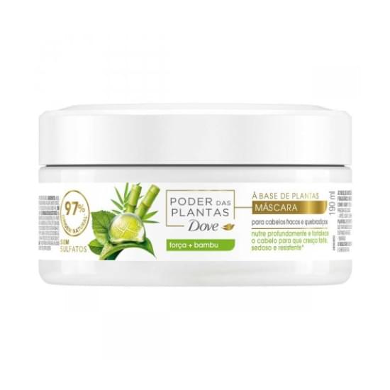 Imagem de Máscara dove poder das plantas força + bambu 190ml