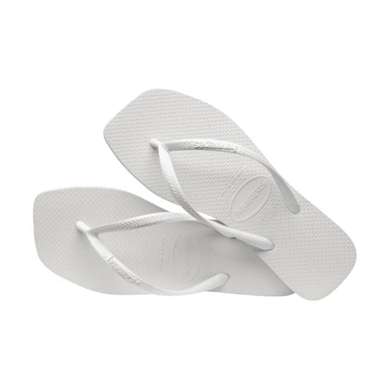 Imagem de Sandália havaianas feminina slim square branco 39/40