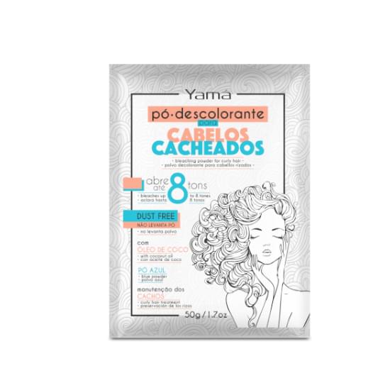 Imagem de Pó descolorante yamá cabelos cacheados 50g