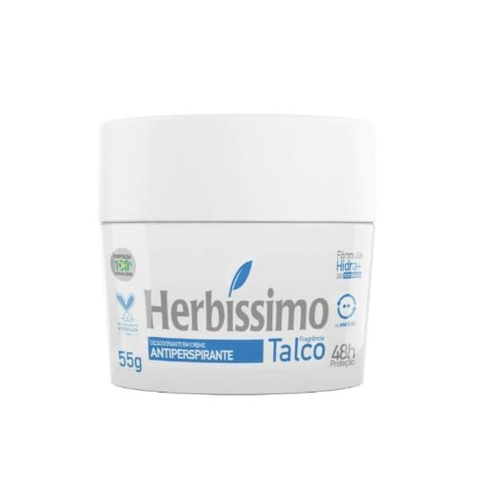 Imagem de Desodorante em creme feminino herbíssimo talco 55g