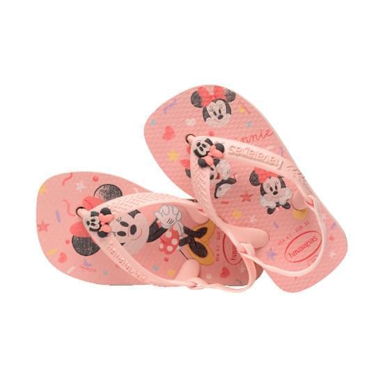 Imagem de Sandália havaianas baby disney classic rosa/rosa/rosa 25/26