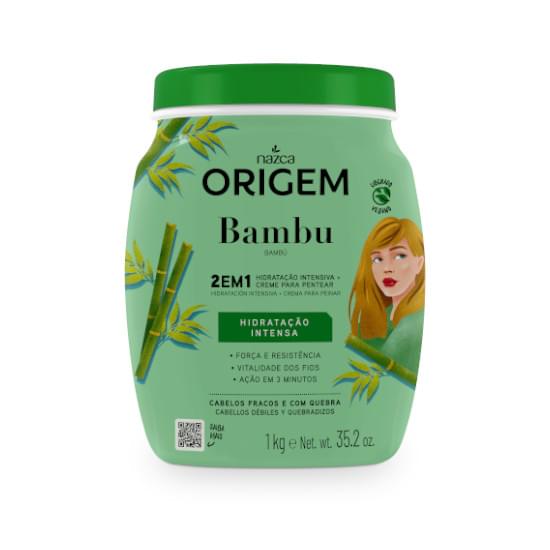 Imagem de Creme de tratamento origem 1kg 2 em 1 bambu