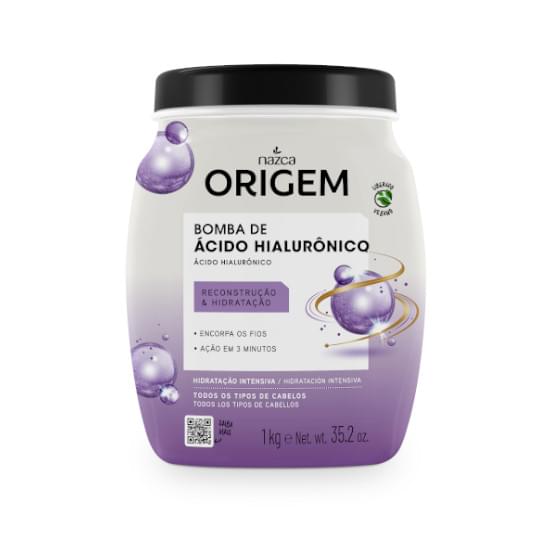 Imagem de Creme de tratamento origem 1kg bomba ácido hialurônico