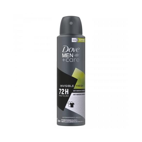 Imagem de Desodorante antitranspirante aerossol invisible fresh 72h dove men+care 87g