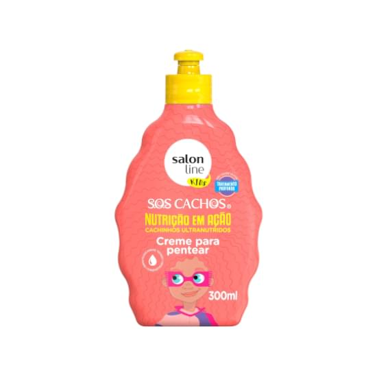 Imagem de Creme para pentear salon line s.o.s cachos kids nutrição em ação 300ml