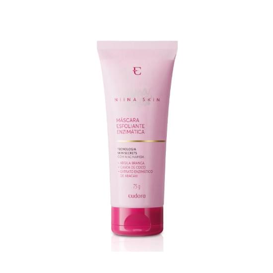 Imagem de Máscara esfoliante facial enzimática eudora niina secrets skin 75g