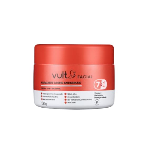 Imagem de Vult creme facial antissinais cuidados faciais 100g