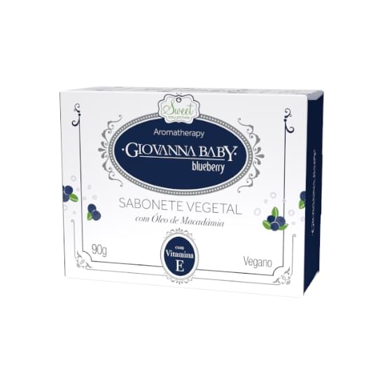 Imagem de Sabonete giovanna baby vegetal blueberry 90g