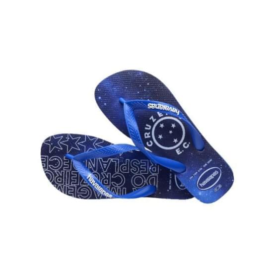 Imagem de Sandália havaianas masculina top times cruzeiro azul estrela 41/42