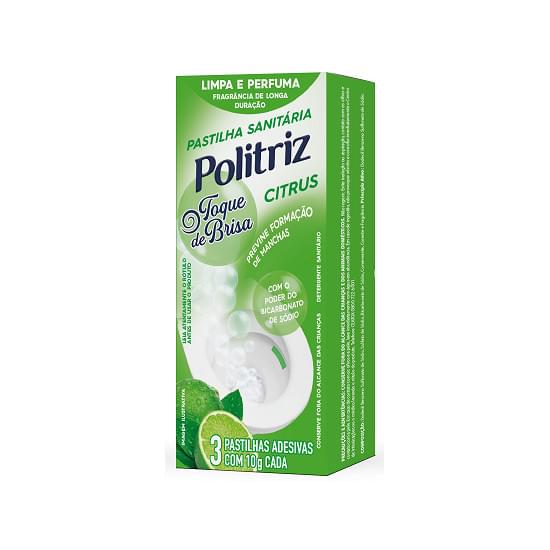 Imagem de Politriz pastilha sanitária toque brisa citrus