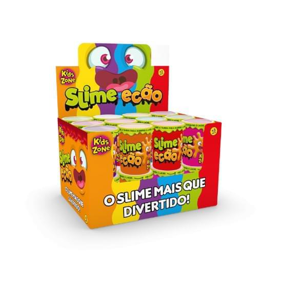 Imagem de Kids zone slime acão metalizado 110g com 24 unidades