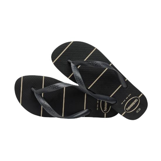 Imagem de Sandalia havaiana masculina color essentia preto 41/42