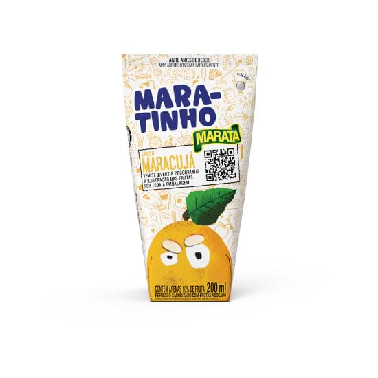 Imagem de Bebida mista adoçada maratá su-kinho sabor maracujá 200ml