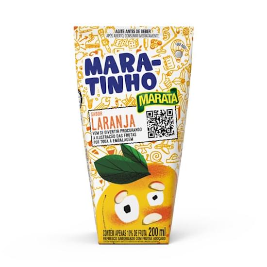 Imagem de Bebida mista adoçada maratá su-kinho sabor laranja 200ml