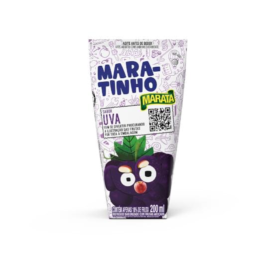 Imagem de Bebida mista adoçada maratá su-kinho sabor uva 200ml