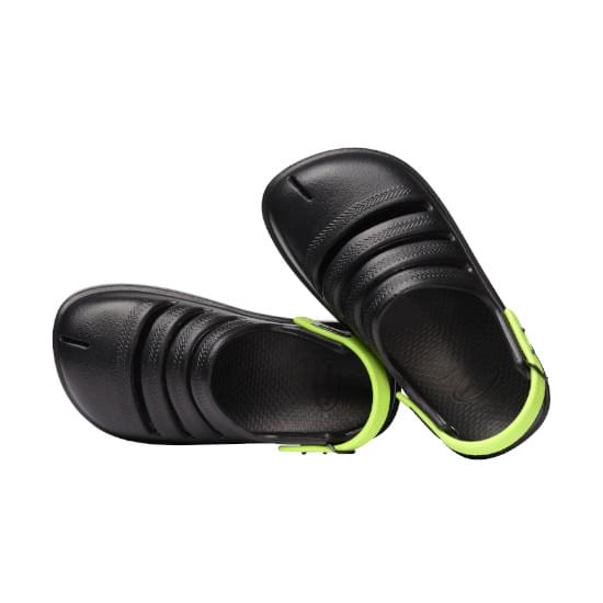 Imagem de Sandália havaianas infantil kids clog preto/verde limão 23/24