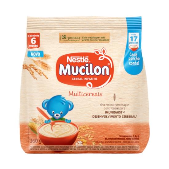 Imagem de Cereal infantil mucilon multicereais pacote 360g