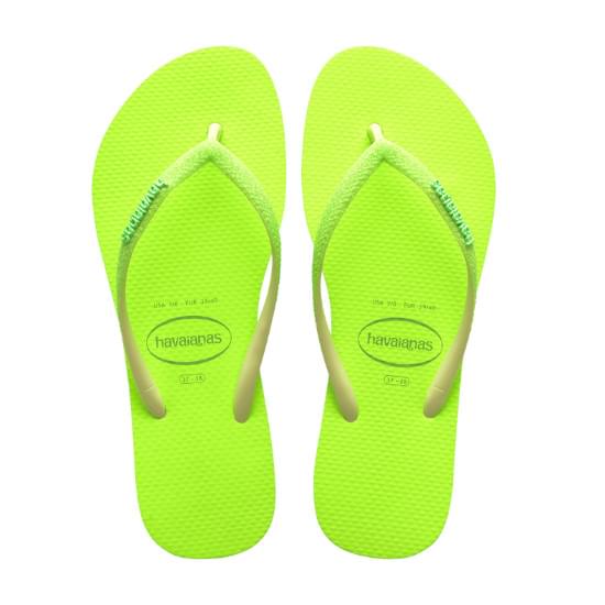 Imagem de Sandália havaianas feminina slim glitter flourish verde jardim 35/36