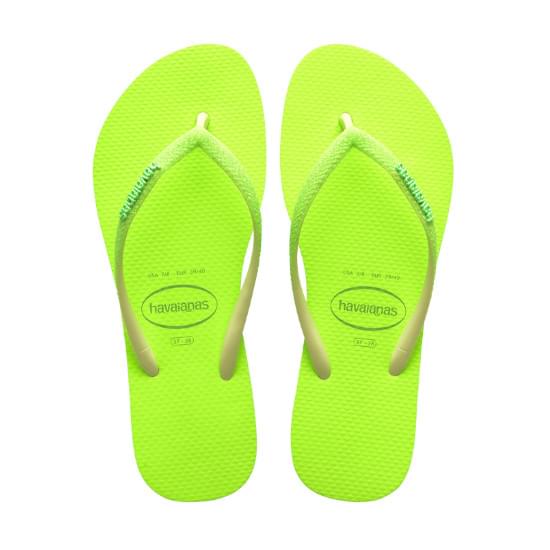 Imagem de Sandália havaianas feminina slim glitter flourish verde jardim 37/38