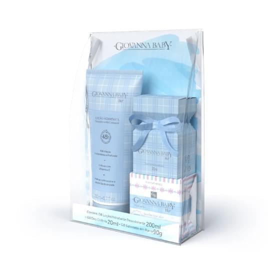 Imagem de Kit giovanna baby blue loção hidratante 200ml+colônia+sabonete