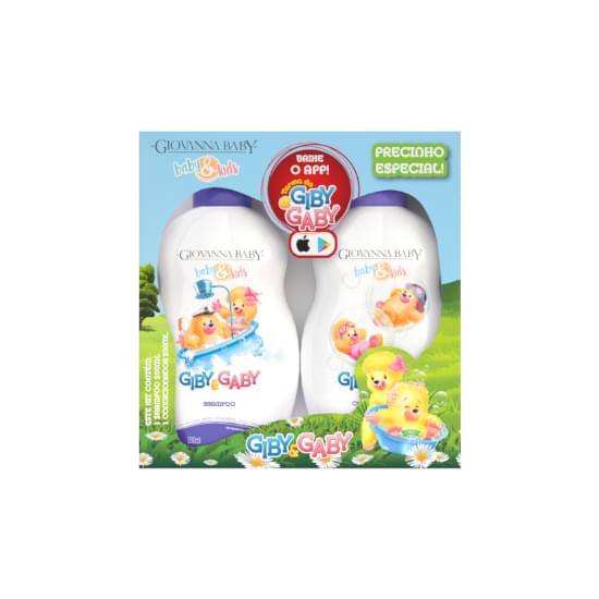 Imagem de Kit shampoo e condicionador giby & gaby giovanna baby 200ml