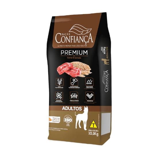 Imagem de Ração confiança premium cães adultos 10,1kg