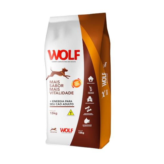 Imagem de Ração wolf cães filhote 15kg