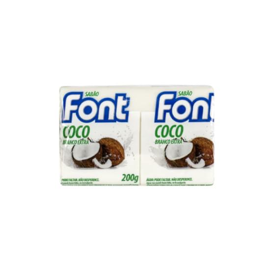 Imagem de Sabão barra branqueador coco font flow pack 200g