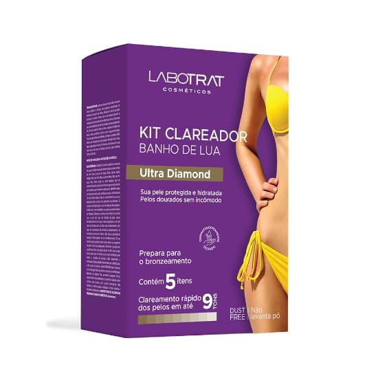 Imagem de Kit clareador banho de lua ultra diamont labotrat com 5 itens