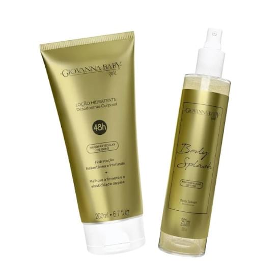 Imagem de Kit giovanna baby gold body splash 260ml+loção hidratante 200ml