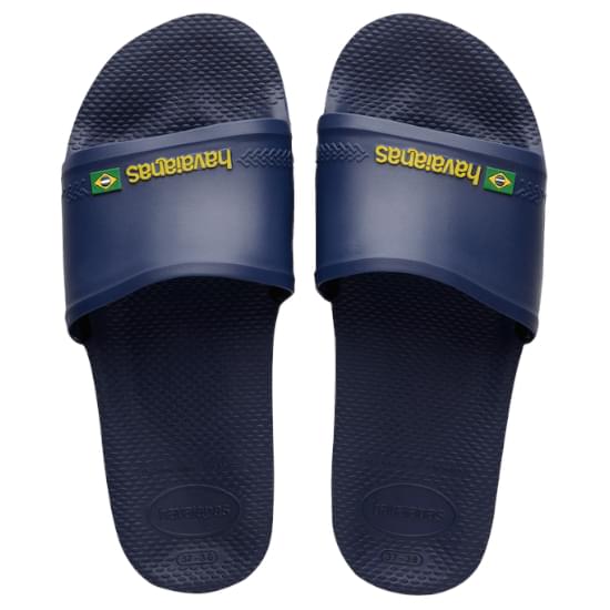 Imagem de Sandalias havaianas unissex slide brasil marinho 43/44