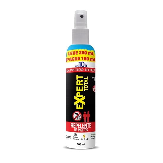 Imagem de Repelente expert total spray ate 10h | leve 200ml pague 100ml