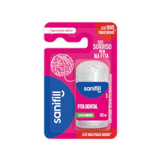 Imagem de Fita dental sanifill 125m leve mais pague menos