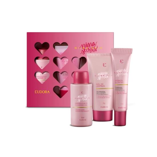 Imagem de Kit facial presente eudora travel size niina secrets skin com 3 itens