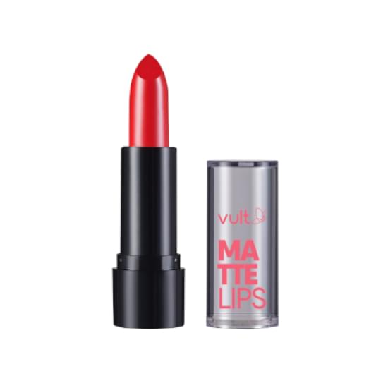 Imagem de Batom vult matte lips vermelho real 3,8g