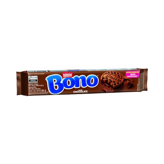 Imagem de Biscoito recheio chocolate bono pacote 90g