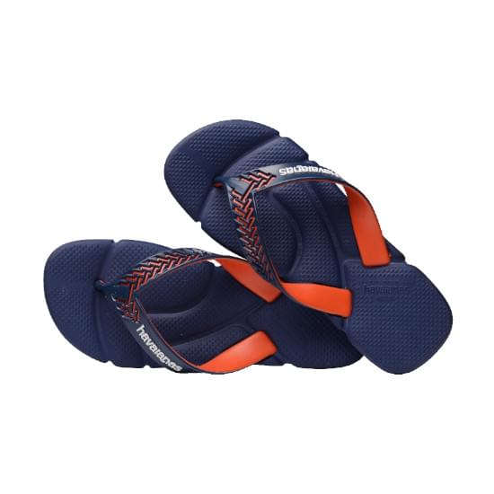 Imagem de Sandálias havaianas masculina power 2.0 marinho/marinho/branco 43/44