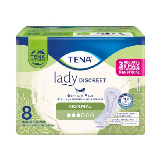 Imagem de Absorvente para incontinência urinária tena  lady discreet normal 08 unidades