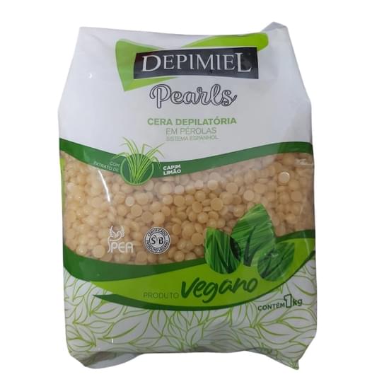 Imagem de Cera depilatória em pérolas vegana depimiel 1kg