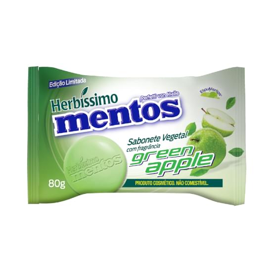 Imagem de Sabonete vegetal herbíssimo mentos green apple 80g