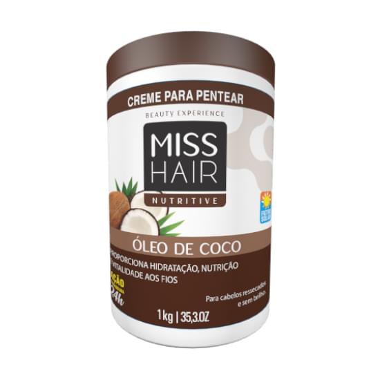 Imagem de Creme para pentear miss hair óleo de coco 1kg